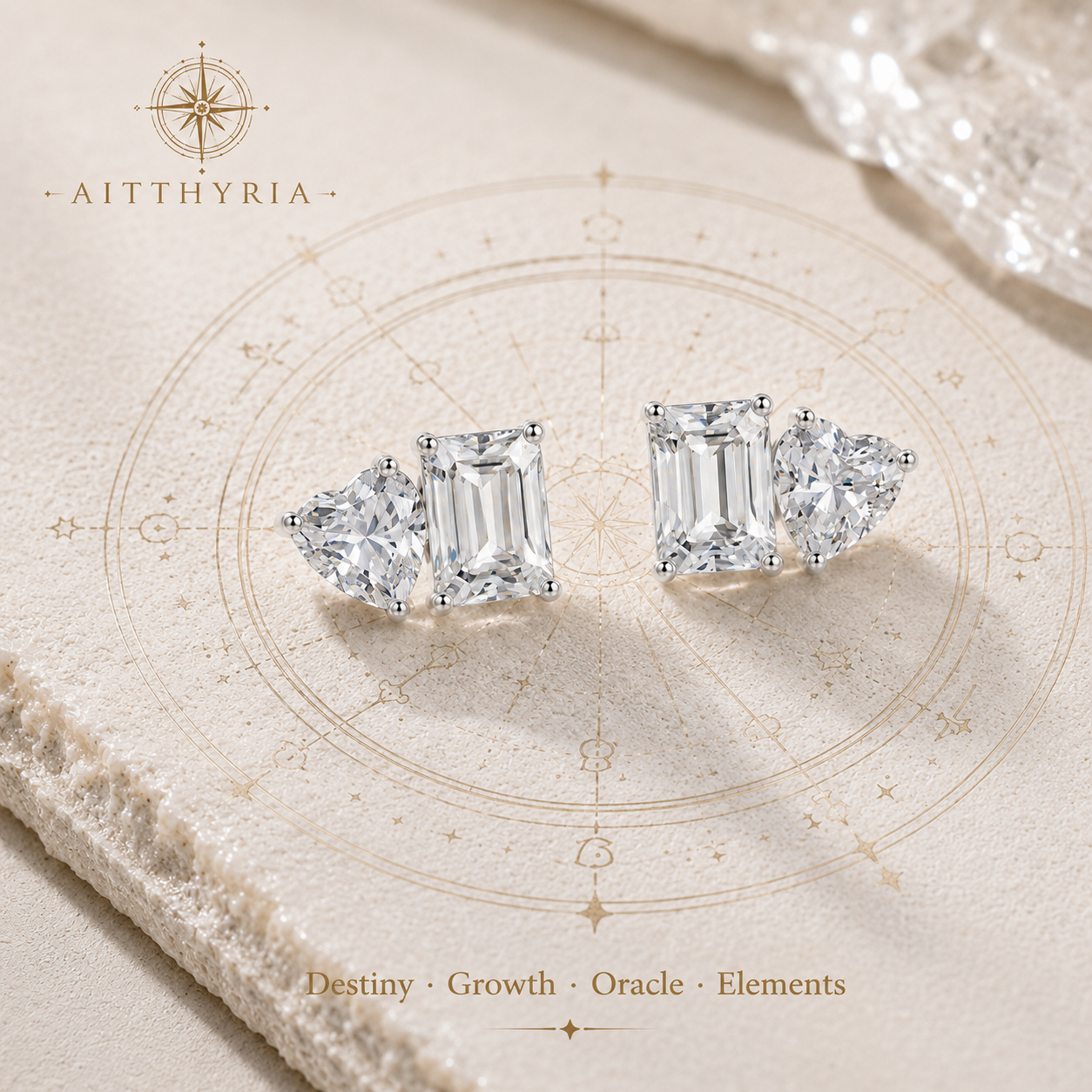 AITHYRIA｜Soul Balance Stud Earrings