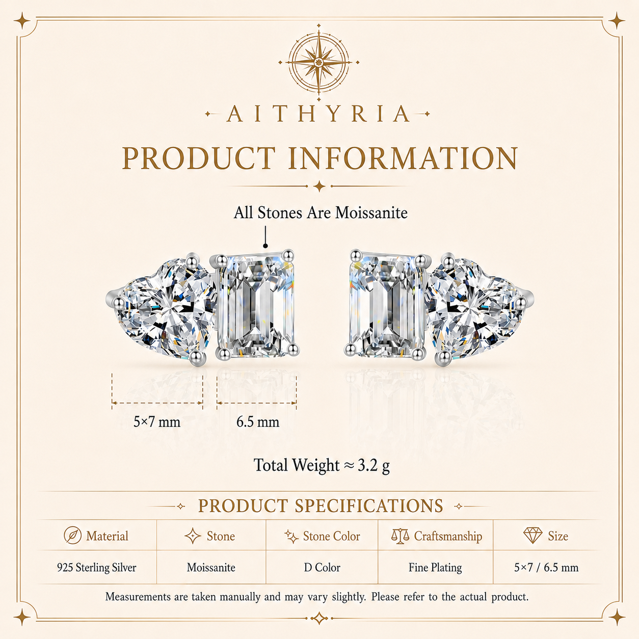 AITHYRIA｜Soul Balance Stud Earrings