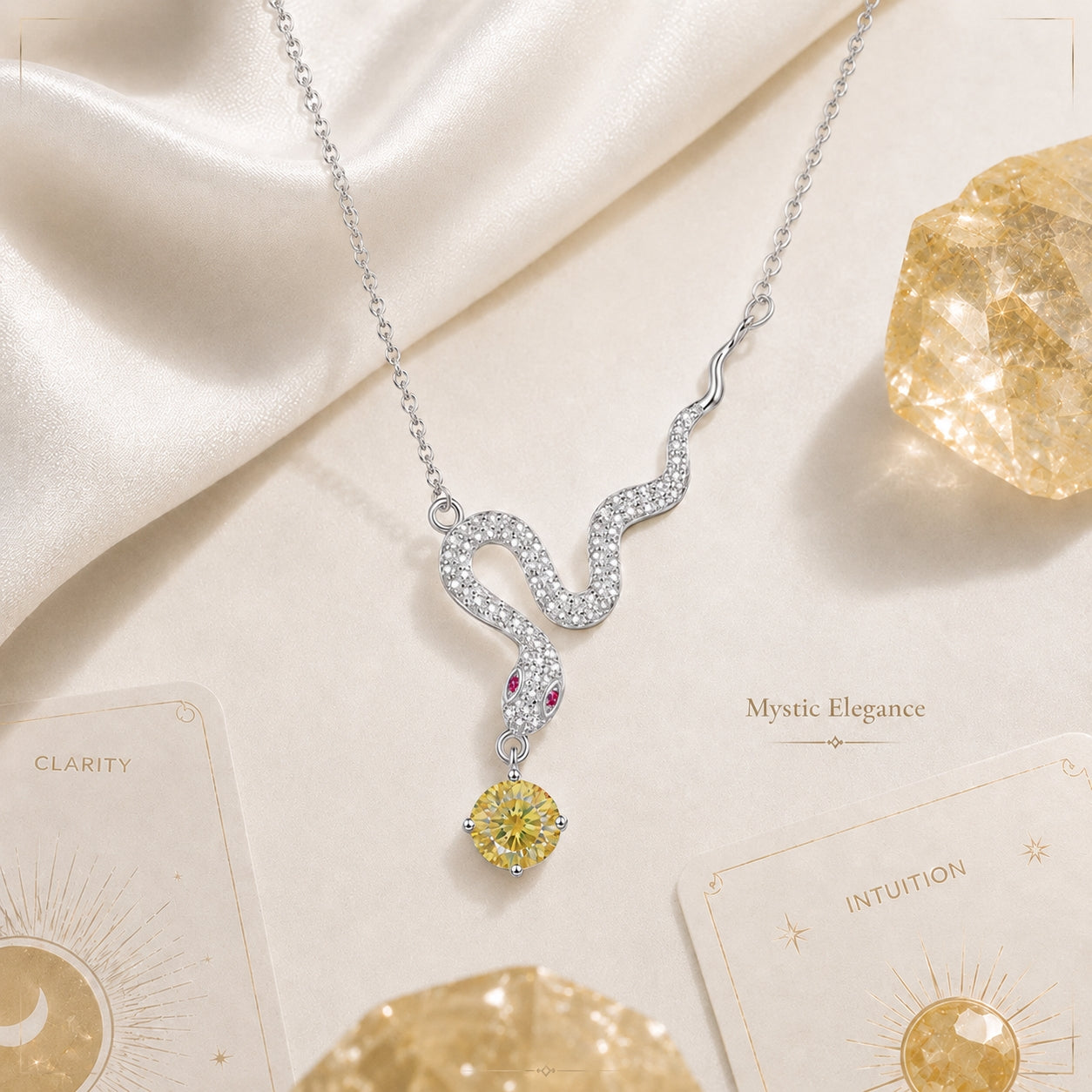 AITHYRIA|  Elemental Serpent Necklace