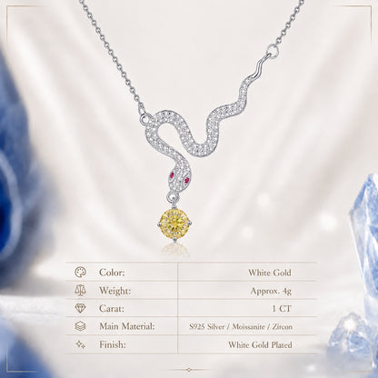 AITHYRIA|  Elemental Serpent Necklace
