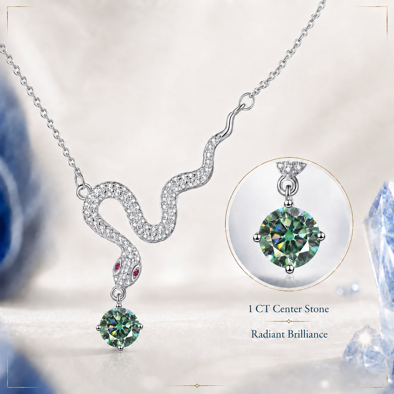 AITHYRIA|  Elemental Serpent Necklace