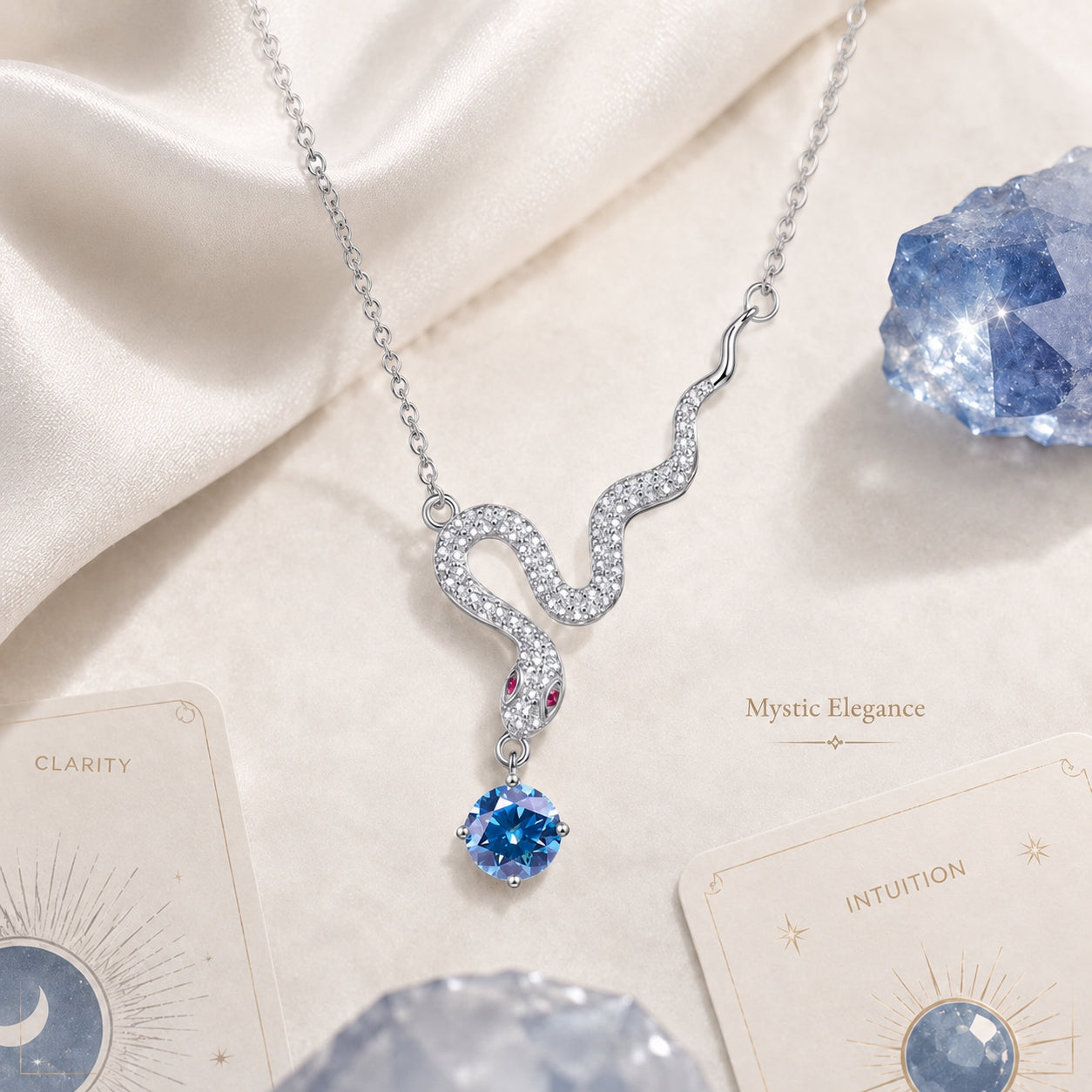 AITHYRIA|  Elemental Serpent Necklace