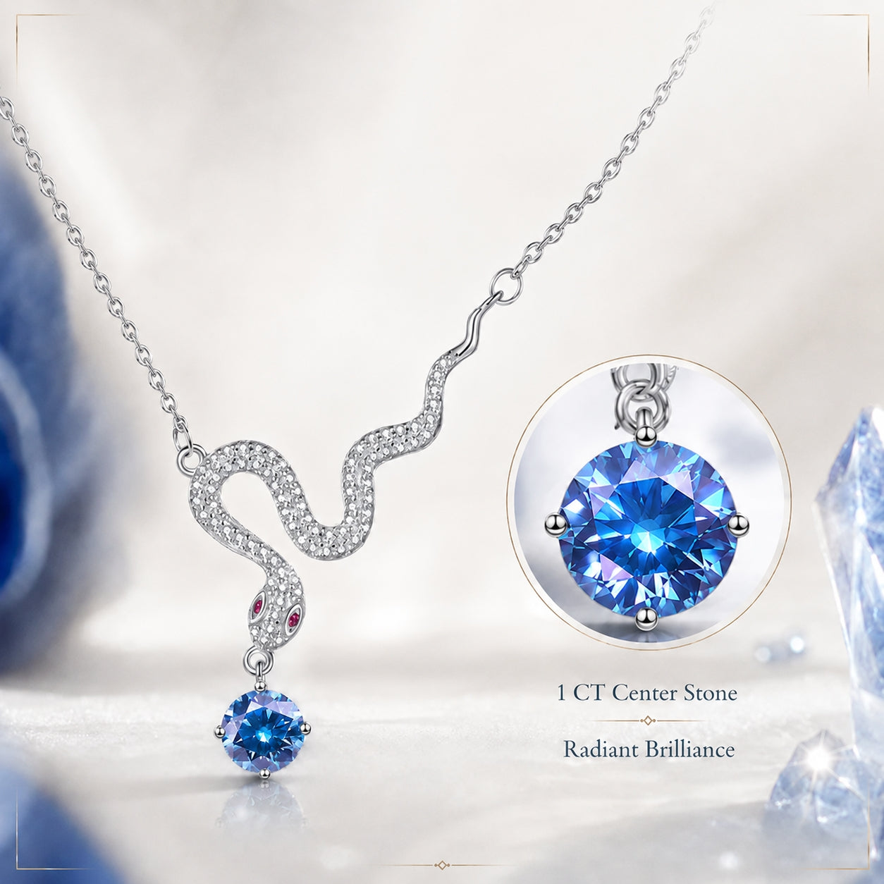 AITHYRIA|  Elemental Serpent Necklace