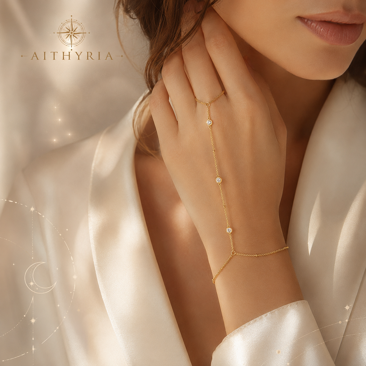 AITHYRIA Celestial Bond Hand Chain