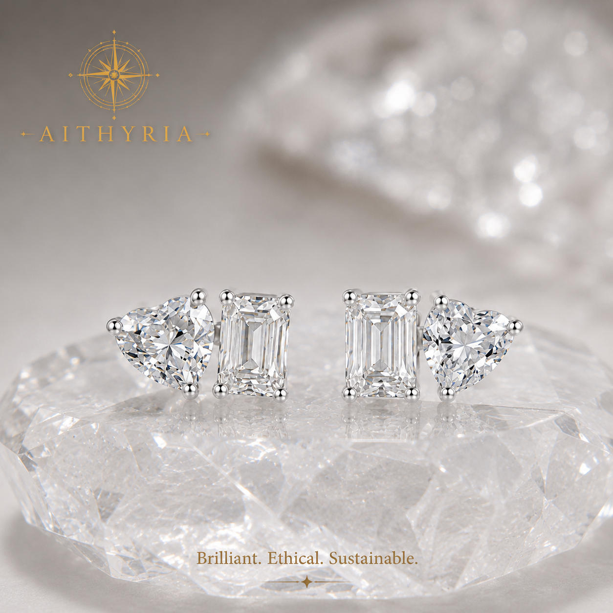 AITHYRIA｜Soul Balance Stud Earrings