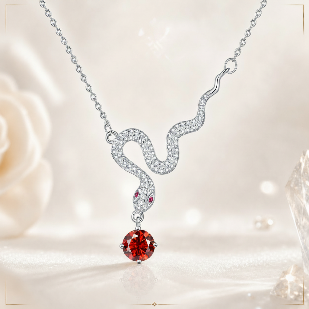 AITHYRIA|  Elemental Serpent Necklace