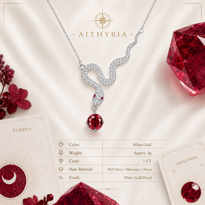 AITHYRIA|  Elemental Serpent Necklace