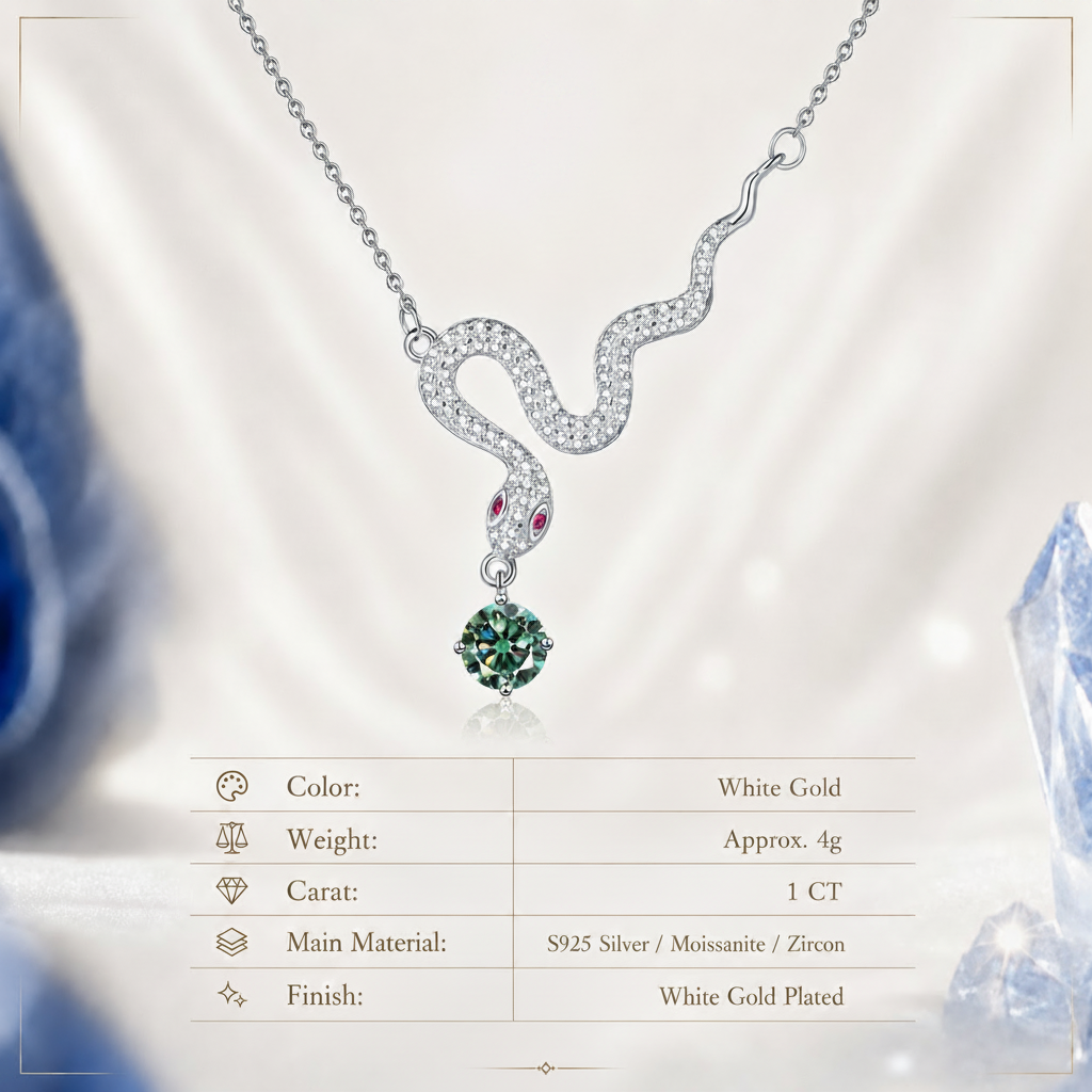 AITHYRIA|  Elemental Serpent Necklace
