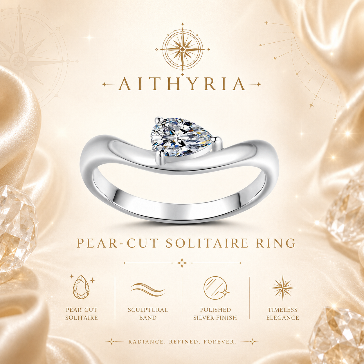 AITHYRIA｜ AURORA RING 0.5CT